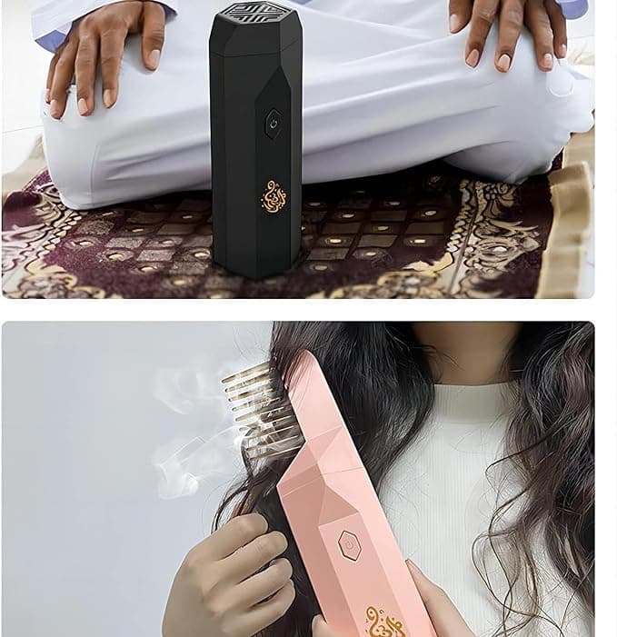 مبخرة الشعر الكهربائية بمشط - صورة 3